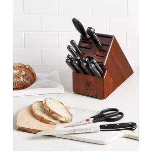 New Zwilling Twin Gourmet 15-Piece Knife Set,(open Box)